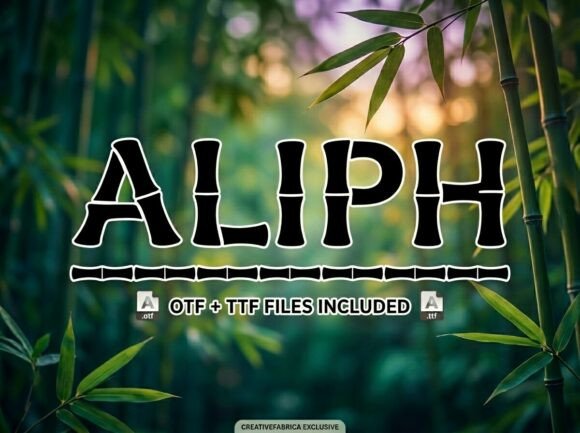 Aliph: The Premium Display Font That Anchors Campaign Headlines
