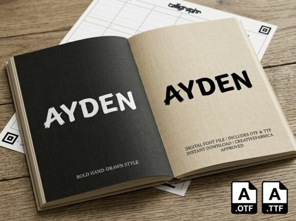 Ayden: The Avant-Garde Display Typeface for Bold Campaigns