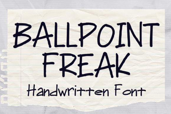Ballpoint Freak: The Creative Font That Transforms Small Business Branding