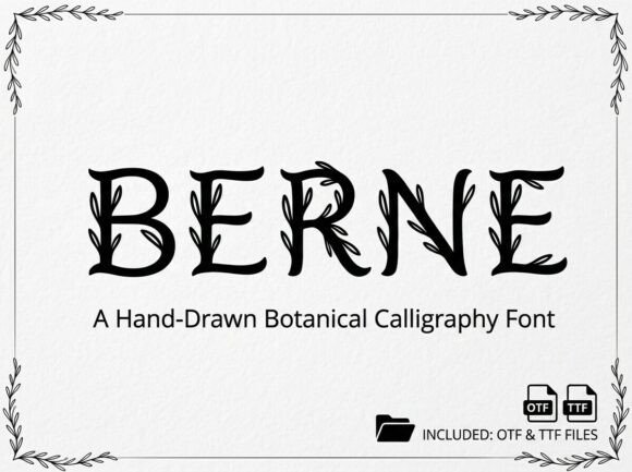 Berne: The Avant-Garde Display Font That Redefines Brand Identity