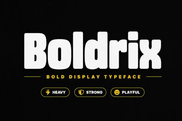 Boldrix: A Bold Display Font for Impactful Web Design