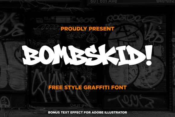 Bombskid: A Bold Display Typeface for Urban Web Experiences