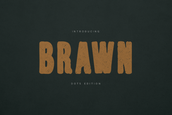Brawn Dots Edition: The Bold Typeface That Transforms Small Business Branding