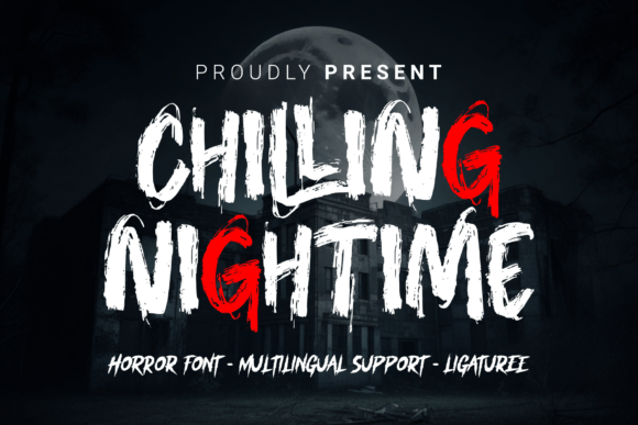 Chilling Nighttime: A Brush-and-Claw Typeface for Bold Branding