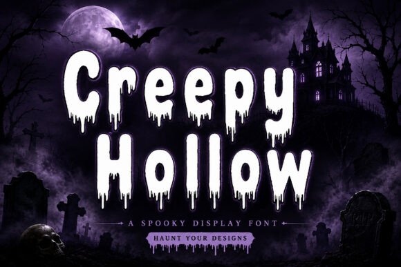 Creepy Hollow: The Perfect Display Font for Spooky Crafts