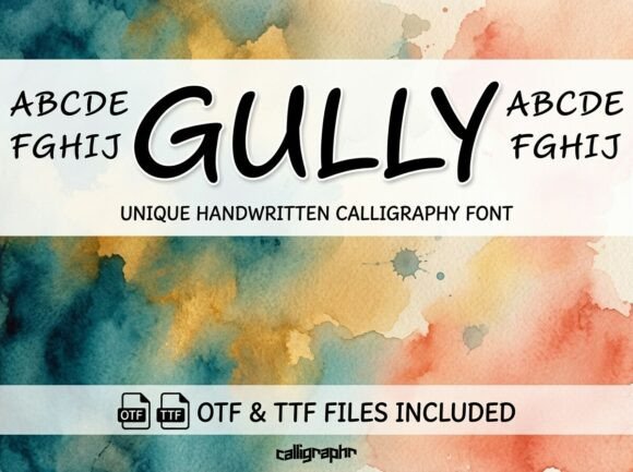 Gully: The Ultimate Display Font for Handmade Brands