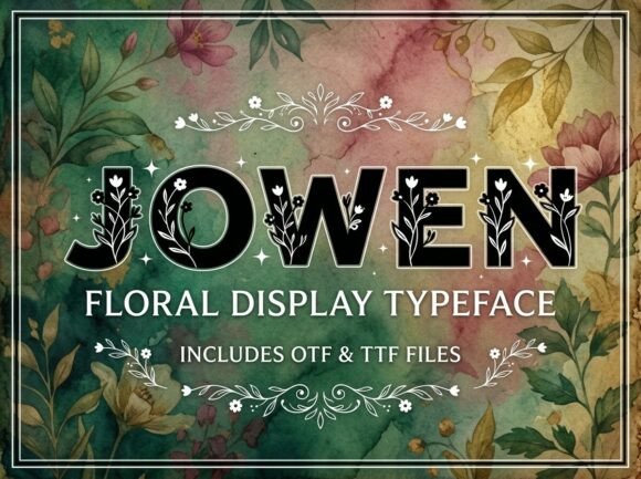 Jowen: The Premium Display Typeface for Impactful Web Design