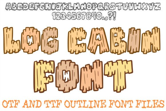 Log Cabin Font for Stronger Campaign Visuals