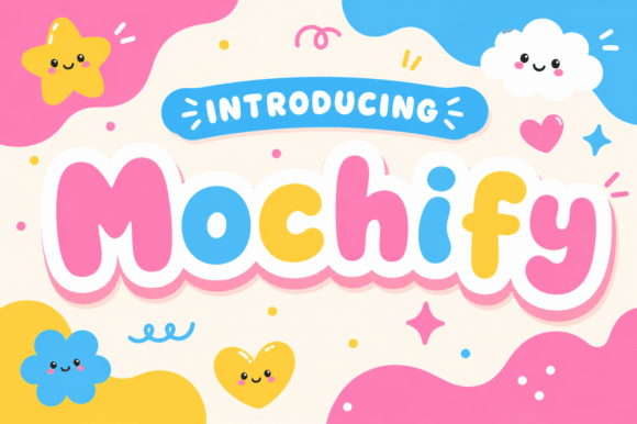 Mochify: A Playful Display Font for Vibrant Brand Identity