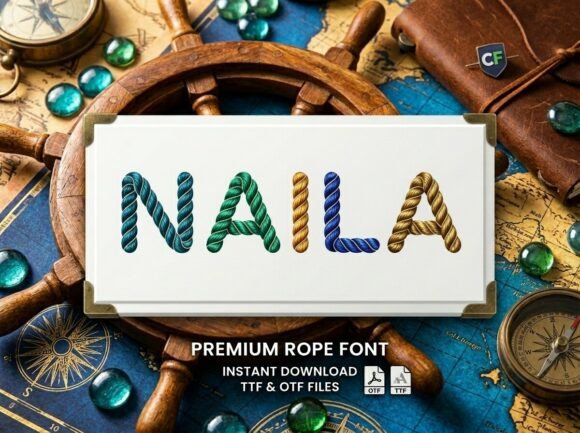 Naila: The Architectural Display Font for Precision Branding