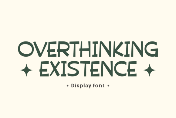 Overthinking Existence: The Display Typeface That Elevates Campaign Creativity
