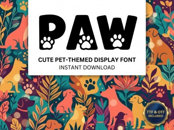 Paw: The Ultimate Display Font for Scroll-Stopping Campaigns