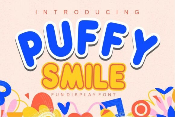 Puffy Smile: The Bold Display Typeface for Summer Campaigns