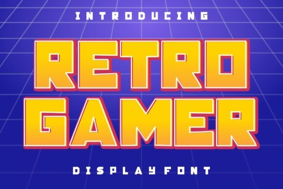 Retro Gamer: A Bold Display Font for Modern Editorial Design