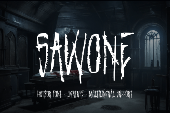 Sawone: A Display Font for Unsettling Editorial Design