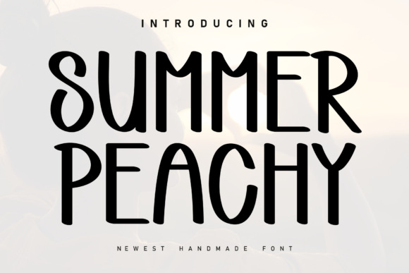 Summer Peachy: A Handwritten Typeface for Warm Editorial Design