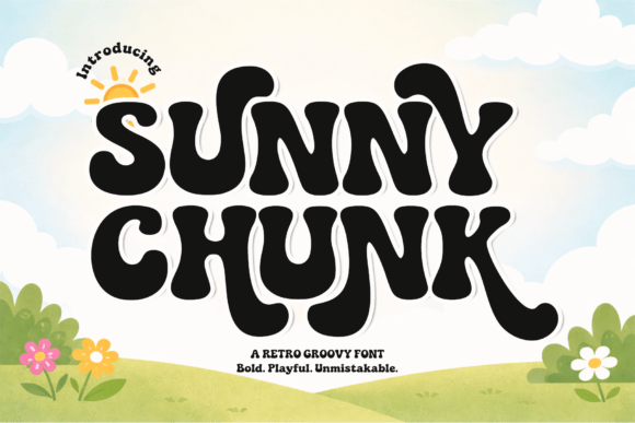Sunny Chunk: The Retro Display Typeface That Drives Campaign Energy
