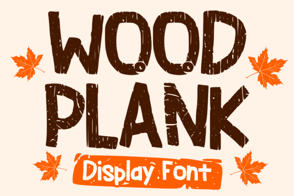 Wood Plank Font for Bold Brand Campaigns