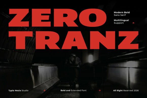 Zero Tranz: The Modern Font That Elevates Small Business Branding